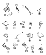 68291903AC - : Headlamp Sensor, Front for Mopar Image