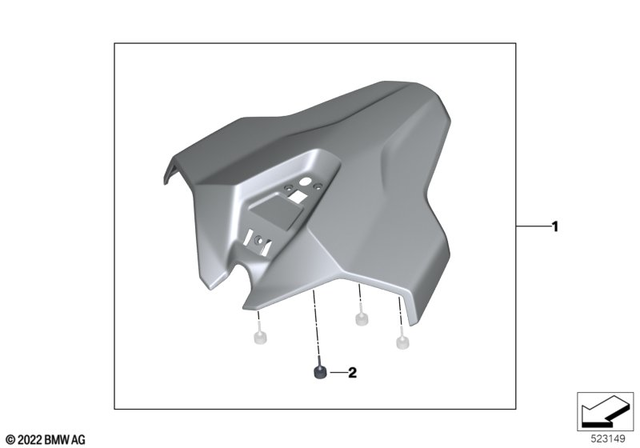 77318104262 - Design: Stool Cover - Carbon for BMW-Motorrad Image