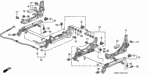 90128SR4003 - Interior/Bumper: BOLT-WASHER (8X19) for Honda Image