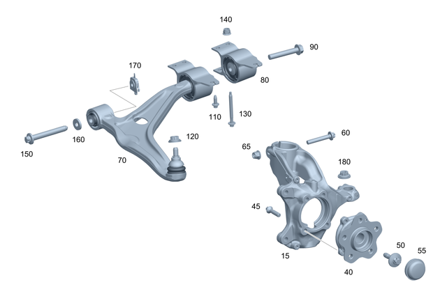 4179 - Front Axle: Hexalobular Screw for Mercedes-Benz Image image