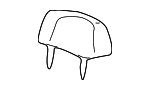 88954049 - Body: Headrest Pad for Cadillac: DeVille Image