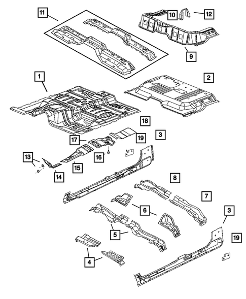 Floor Pans for 2006 Dodge Dakota #0