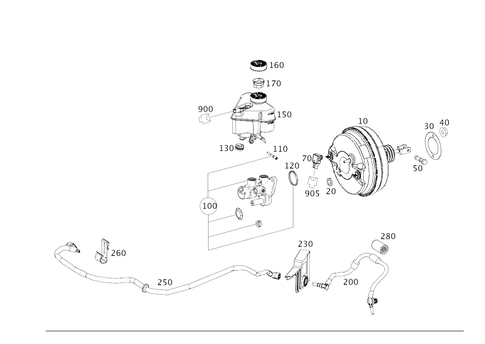 Brake Booster for 2017 Mercedes-Benz Maybach S550 #0