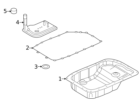Transmission Components for 2009 Cadillac STS #0