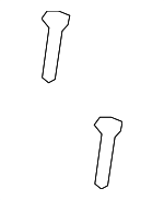 6L2Z78610A16AAA - Body: Headrest Guide for Ford: Explorer, Explorer Sport Trac, Fusion | Mercury: Milan Image