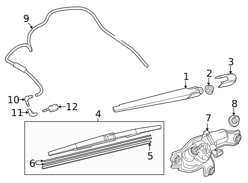 Wiper & Washer Components for 2018 Mazda CX-5 #0