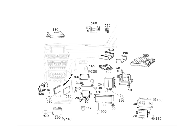 172810001164 - Electrical Equipment and Instruments: Contact Plate for Mercedes-Benz Image