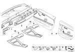 51426982473 - Retrofitting / Conversion / Accessories: Aluminum Decor Strip, Rear Left Door for BMW Image