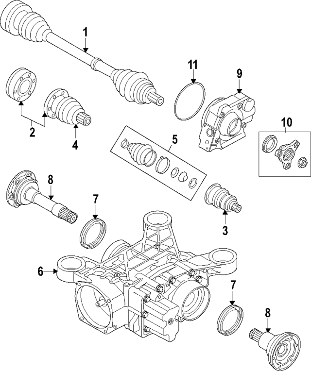 2D598289B - Universals &amp; Rear Axle: Flange for Audi Image