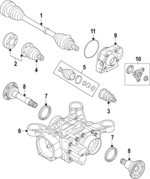 2D598289B - Universals &amp; Rear Axle: Flange for Audi: Q3, TT, TT Quattro Image