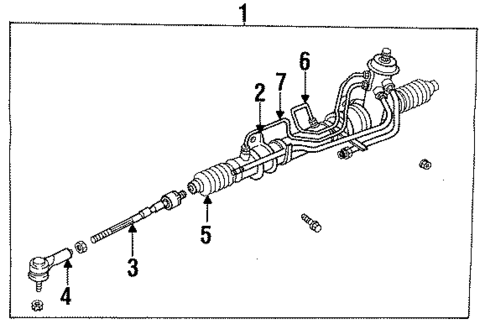 Steering Gear & Linkage for 1994 Ford Probe #0