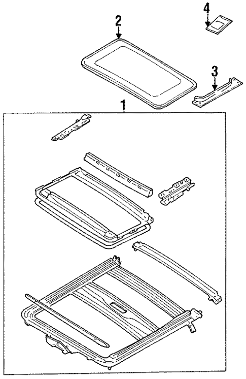 Sunroof for 1995 Kia Sephia #0