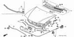 60100SV4010ZZ - Body/Air Conditioning: HOOD, ENGINE for Honda Image