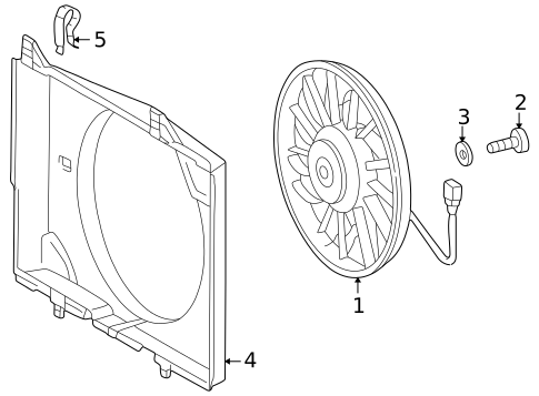 Cooling Fan for 1998 Mercedes-Benz CLK320 #0