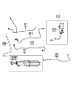 52029907AA - Emission Controls: Canister To Vapor Line Hose for Mopar Image
