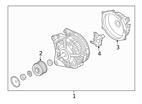 Alternator/Generator & Related Components for 2019 Volkswagen Golf #0