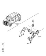 68201746AA - Electrical: Wiring Clip for Mopar Image