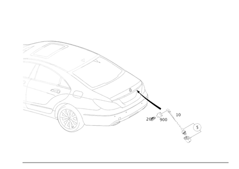 Rear-View Camera for 2018 Mercedes-Benz CLS63 AMG S #0