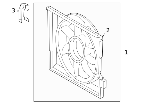 Cooling Fan for 2006 Mercedes-Benz CLS55 AMG #0