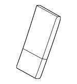 97052255100 - Body: Pad for Porsche: Panamera Image