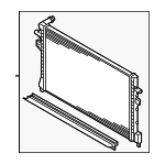 5Q0121251HQ - Cooling System: Inter-cooler for Volkswagen: e-Golf, Golf, Golf SportWagen, Jetta, Taos Image