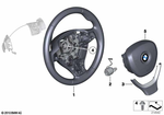 32336867282 - Steering: Sprt St. Wheel, Leather, Shift Paddles for BMW: 528i, 528iX, 535d, 535dX, 535i, 535iX, 550i, 550iX, 640i, 640iX, 650i, 650iX, 740i, 740LdX, 740Li, 740LiX, 750i, 750iX, 750Li, 750LiX, 760Li, Hybrid 5, Hybrid 7L Image image