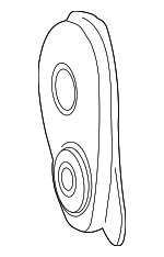 E5TZ6019H - Engine: Timing Cover for Ford: Bronco, E-150 Econoline, E-150 Econoline Club Wagon, E-250 Econoline, E-250 Econoline Club Wagon, E-350 Econoline, E-350 Econoline Club Wagon, F-150, F-250, F-350 Image