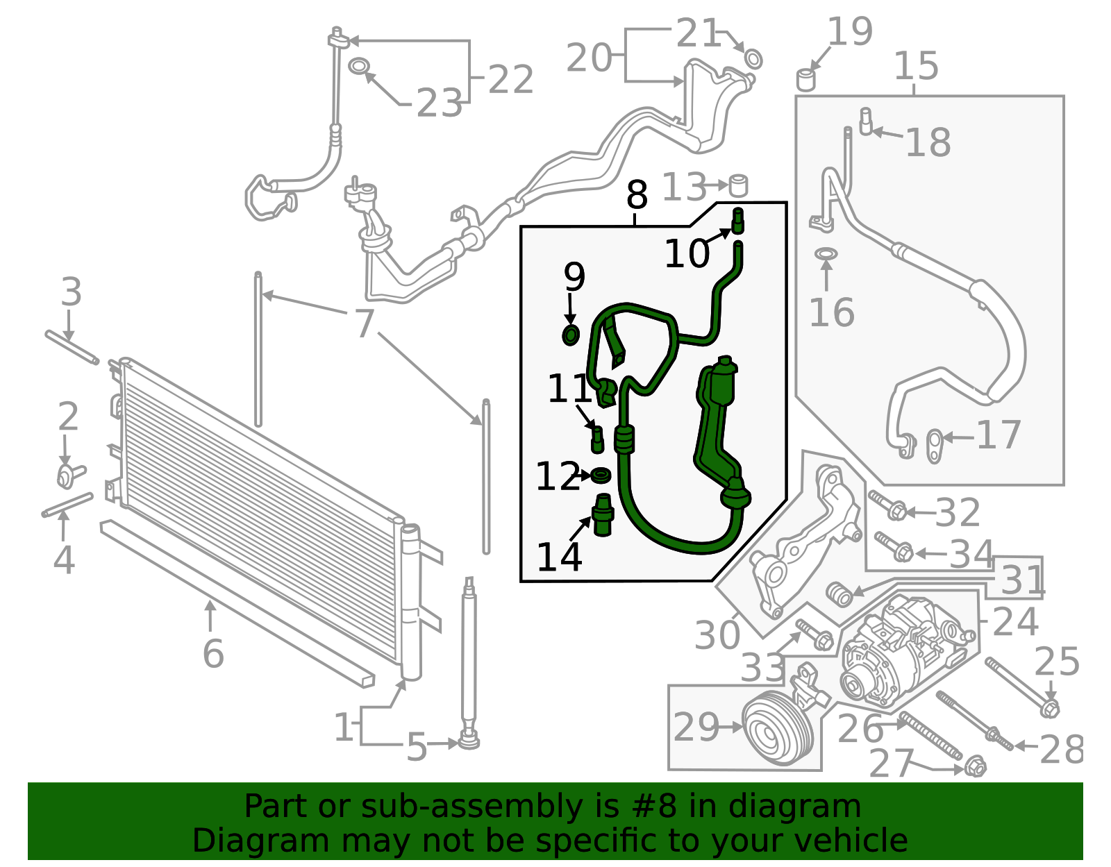 Motorcraft A/C Compressor YCC551 | O'Reilly Auto Parts