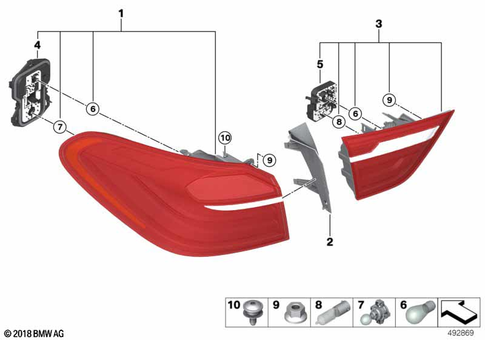 Rear Light for 2013 BMW X4 28iX #0