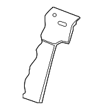 3D5885776F - Body: Seat Back Pad for Volkswagen: Phaeton Image