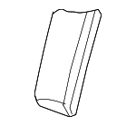 3D5885892E - Body: Seat Back Pad for Volkswagen: Phaeton Image