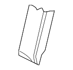 3D5885891E - Body: Seat Back Pad for Volkswagen: Phaeton Image