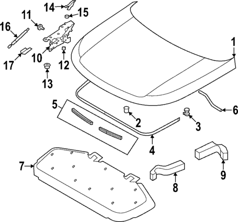 Hood & Components for 2023 Land Rover Range Rover #0