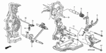 21214RWE000 - Transmission - Automatic: PLATE, OIL SEPARATE for Acura Image