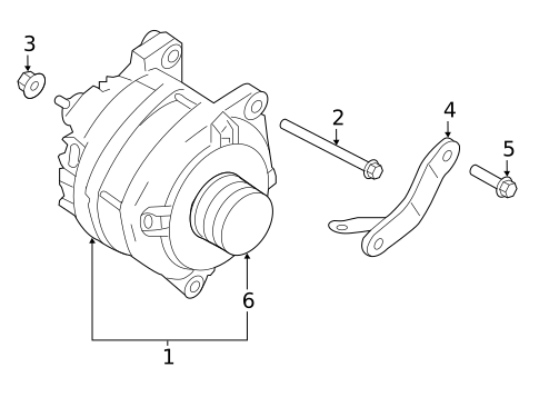 Alternator for 2011 INFINITI FX35 #2