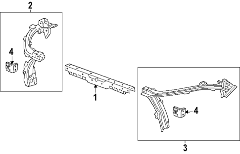 Radiator Support for 2025 GMC Terrain #0
