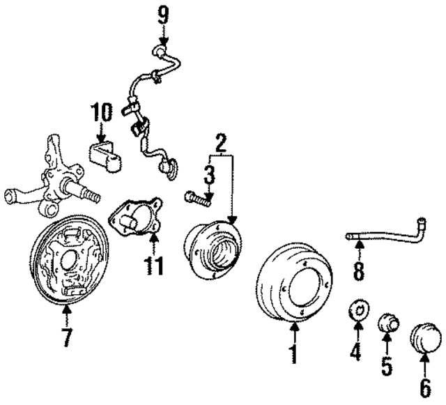 5873722001 - : Brake Hose for Hyundai Image