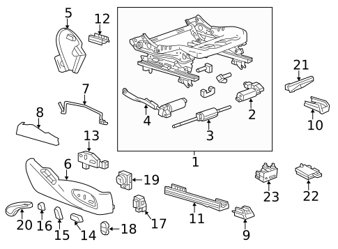 Lumbar Control Seats for 2020 Chevrolet Impala #1