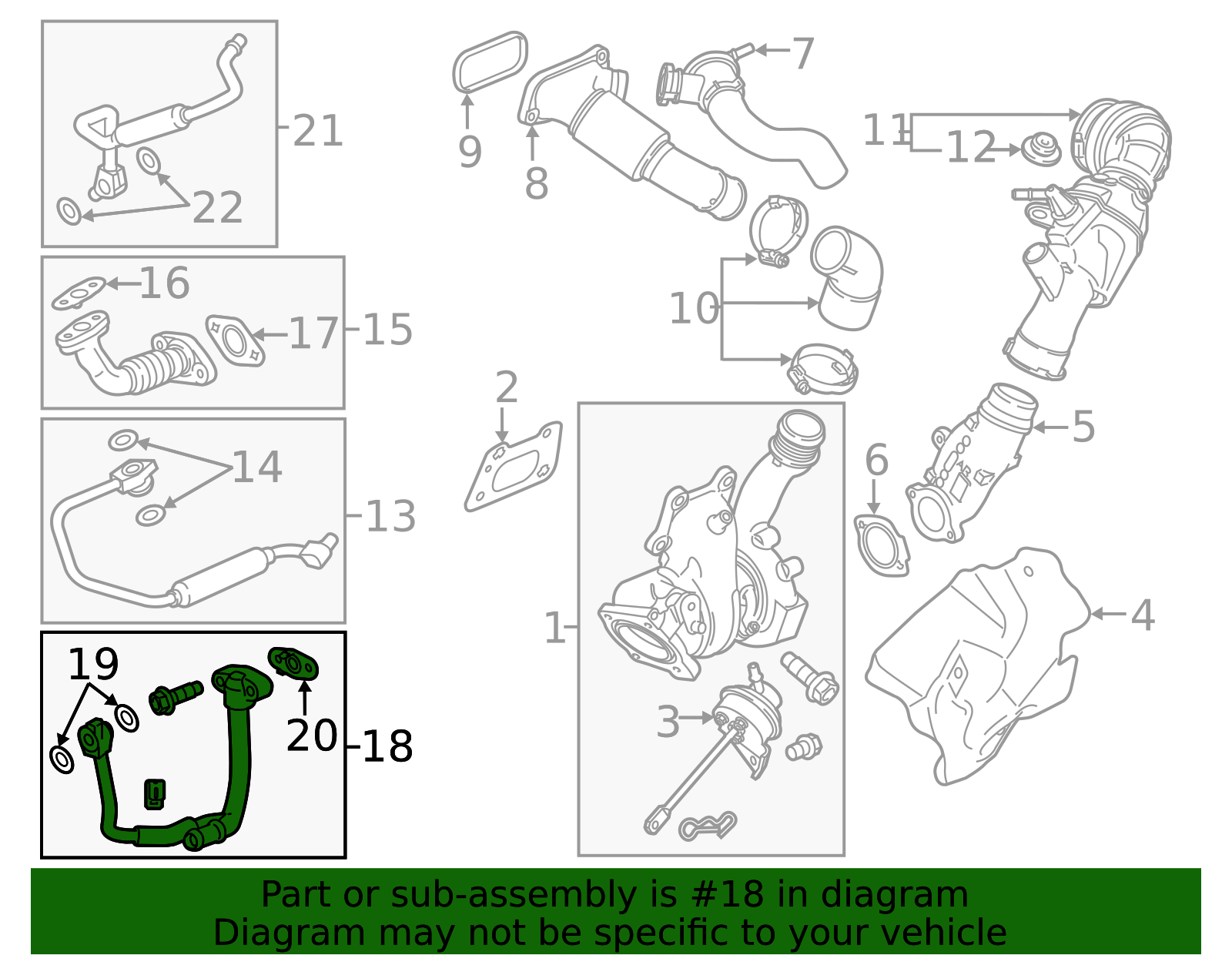 2014-2025 Cadillac Coolant Line - Passenger Side (RH) 12667302 ...