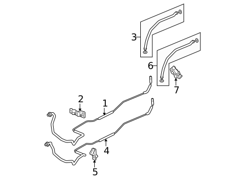 Rear AC Lines for 2008 Honda Odyssey #0