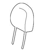 64061AG07BWA - Body: Headrest for Subaru: Legacy, Outback Image