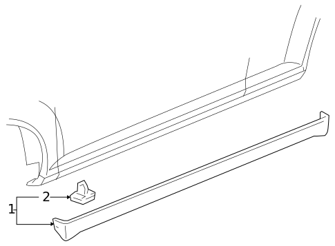 Exterior Trim - Pillars for 2008 Chevrolet Cobalt #0