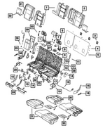 5SP97DX9AA - : Second Row Headrest, Outboard for Mopar Image