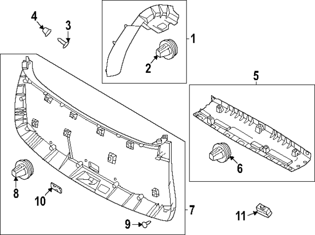 81712R6000NNB - : Access Cover for Hyundai Image