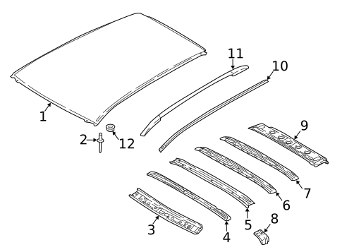 Roof & Components for 2021 Nissan Qashqai #0