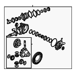 25873499 - Suspension: Differential Carrier for Cadillac: CTS, STS Image