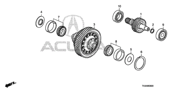 MT Differential for 2010 Acura TL #0