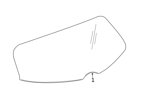 Glass - Lift Gate for 2022 Chevrolet Equinox #0