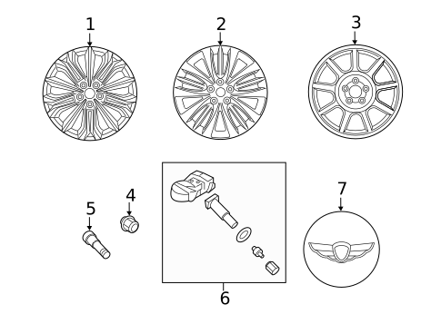 Wheels for 2019 Genesis G70 #0