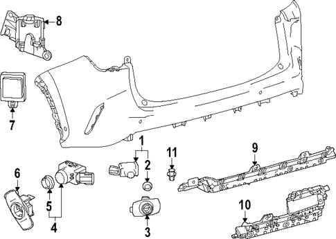 Parking Aid for 2023 Lexus RX500h #3